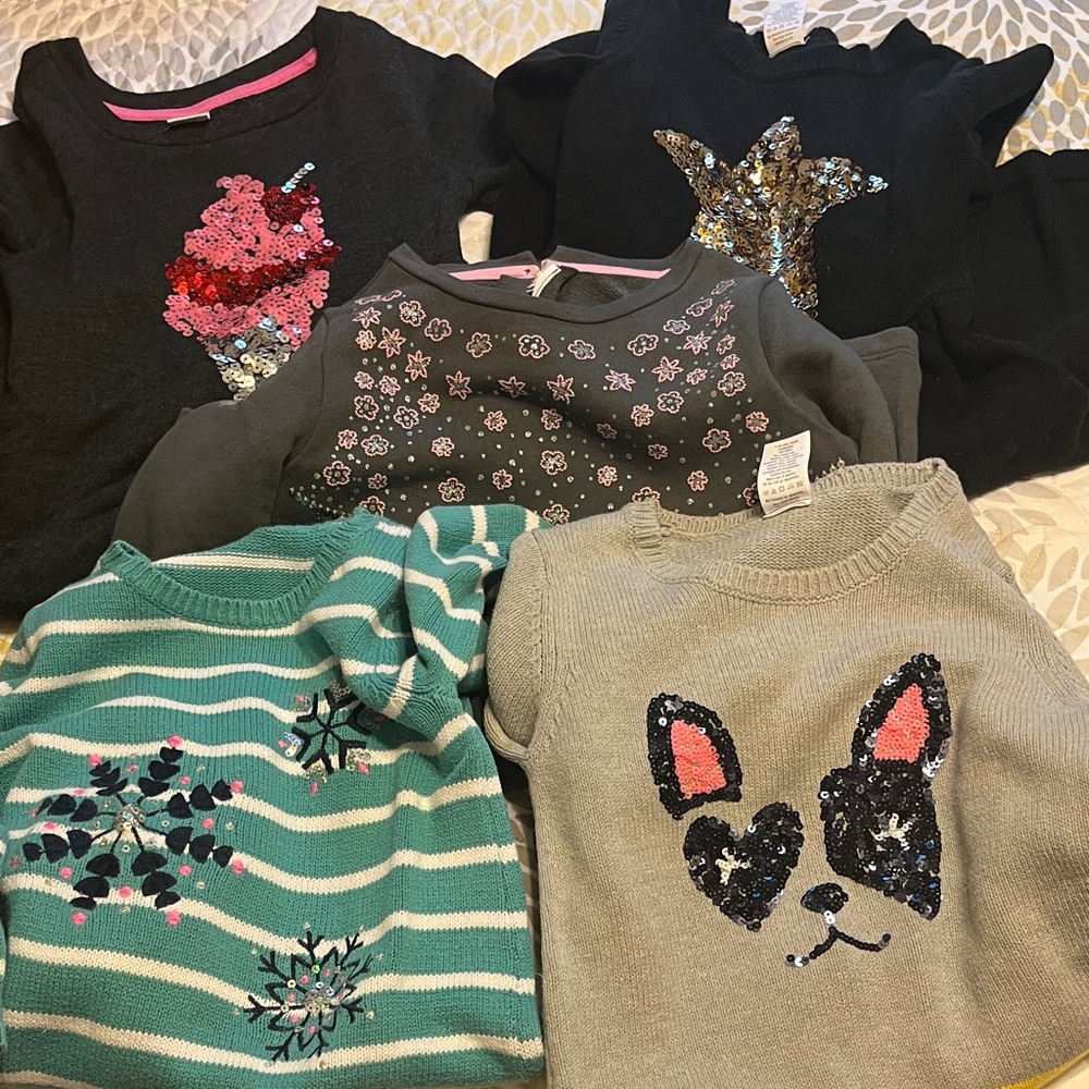 Gymboree Girls Winter Dress Lot.  Size 5-6